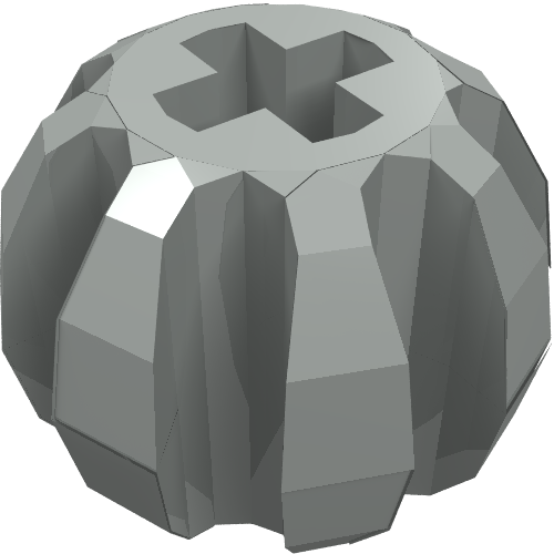 Rendu LDraw de Ballon Technic avec 8 rainures (Technic Ball with 8 Grooves), couleur indicative