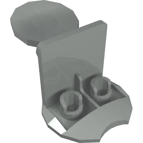 Rendu LDraw de Support figurine de football sportif (Sports Soccer Minifig Stand), couleur indicative