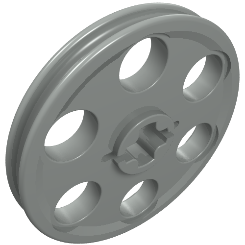 Roue de ceinture compensée Technic [aka Poulie] (Technic Wedge Belt Wheel [aka Pulley])