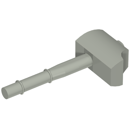 Rendu LDraw de Fabuland, Tool Hammer, couleur indicative