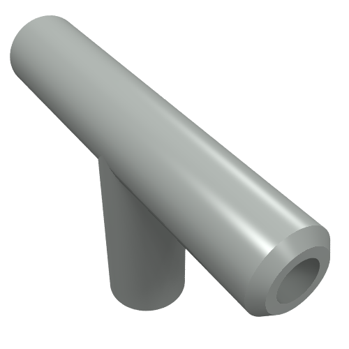 T-pièce pneumatique (t bar) [ancien style] (Pneumatic T-Piece (T Bar) [Old Style])