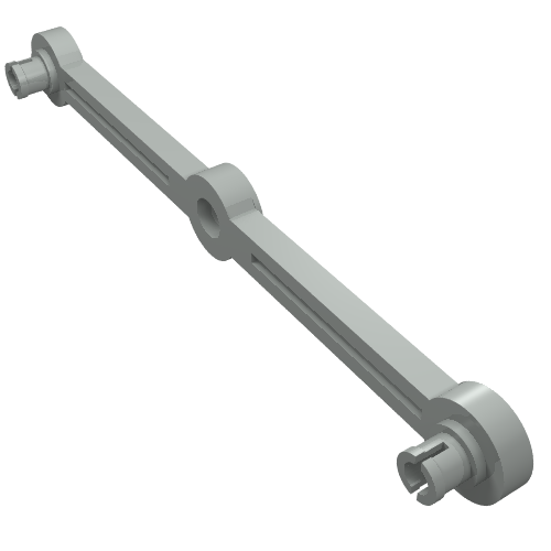 Rendu LDraw de Moteur de train 12V tige de connexion (Train Motor 12V Connecting Rod), couleur indicative