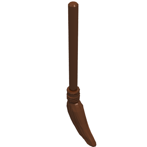 Rendu LDraw de Équipement Brosse / Balai (Equipment Brush / Broom), couleur indicative