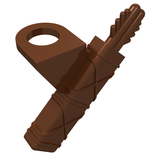 Minifigurine cou arme flèche carquois (Minifig Neckwear Weapon Arrow Quiver)