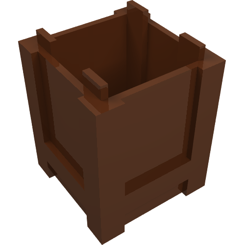 Boîte de conteneur 2 x 2 x 2 - ouverture supérieure (Container Box 2 x 2 x 2 - Top Opening)