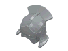 Casque Château avec peigne latéral [Uruk-hai] (Helmet Castle with Lateral Comb [Uruk-hai])
