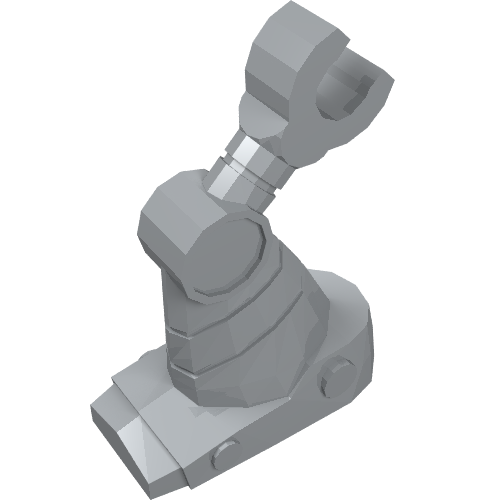 Rendu LDraw de Leg Mechanical, Fishface, couleur indicative