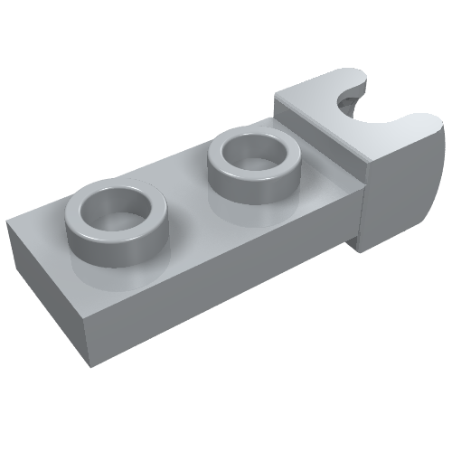 Plaque Prise de boule de remorquage spéciale 1 x 2 5.9mm (Plate Special 1 x 2 5.9mm Towball Socket)