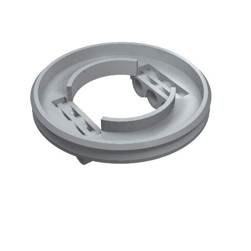 Rendu LDraw de Technic Platine Grande Base Type 3 (Technic Turntable Large Type 3 Base), couleur indicative