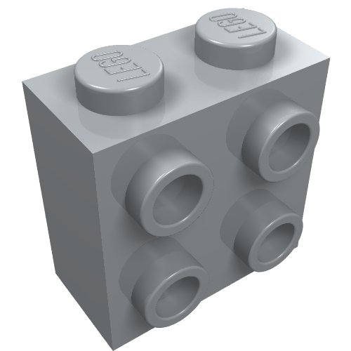 Brique Spécial 1 x 2 x 1 2/3 avec 4 tenons sur 1 côté (Brick Special 1 x 2 x 1 2/3 with 4 Studs on 1 Side)