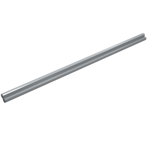 Rendu LDraw de Axe Technic 11 (Technic Axle 11), couleur indicative