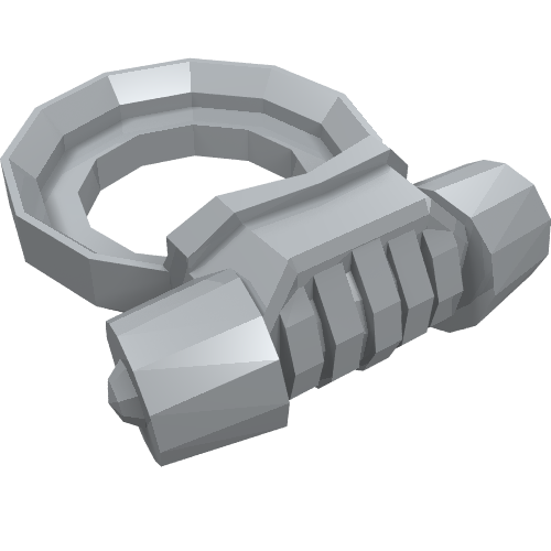 Régulateur de respiration minifigurine accessoire de cou (Minifig Neckwear Scuba Breathing Regulator)