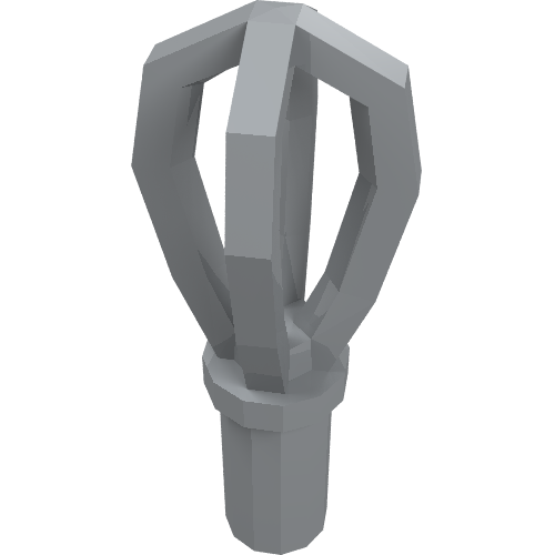 Rendu LDraw de Whiskey équipement avec anneau mince (Equipment Whisk with Thin Ring), couleur indicative
