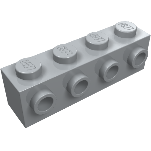 Brique Spécial 1 x 4 avec 4 tenons d'un côté (Brick Special 1 x 4 with 4 Studs on One Side)