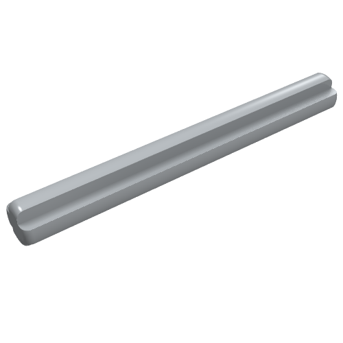 Rendu LDraw de Axe Technic 5 (Technic Axle 5), couleur indicative
