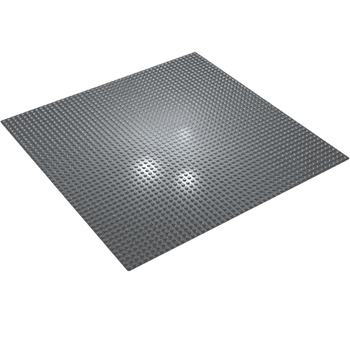 Rendu LDraw de Plaque de base 48 x 48 (Baseplate 48 x 48), couleur indicative