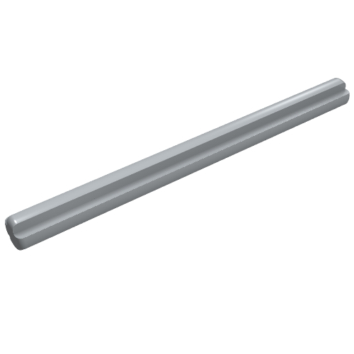 Rendu LDraw de Axe Technic 7 (Technic Axle 7), couleur indicative