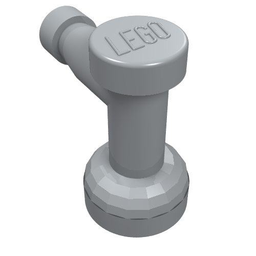 Robinet 1 x 1 sans trou dans le bec (Tap 1 x 1 without Hole in Spout)