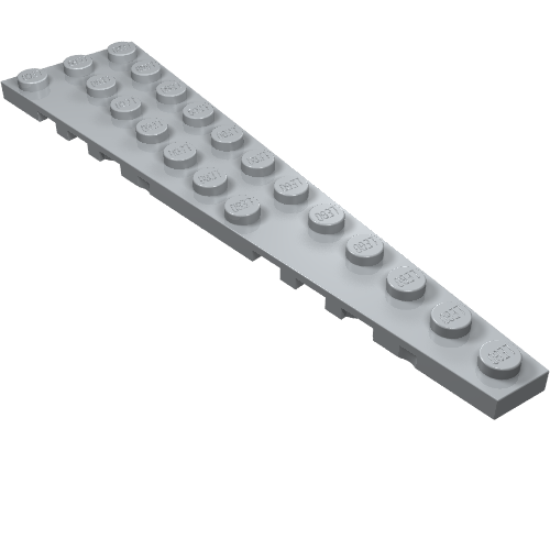 Coin plaque 12 x 3 Droite (Wedge Plate 12 x 3 Right)