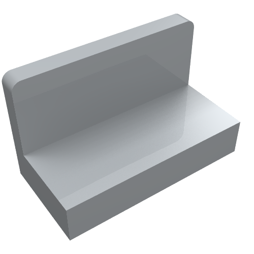 Panneau 1 x 2 x 1 [coins courbés] (Panel 1 x 2 x 1 [Rounded Corners])