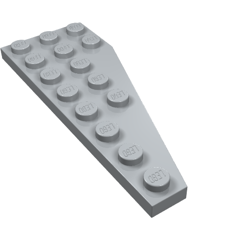 Coin plaque 8 x 3, 22° Gauche (Wedge Plate 8 x 3, 22° Left)
