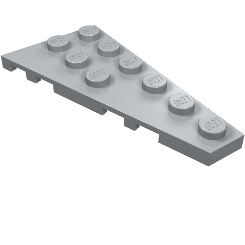 Compensée plaque 6 x 3 droite (Wedge Plate 6 x 3 Right)