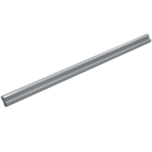 Rendu LDraw de Axe Technic 9 (Technic Axle 9), couleur indicative