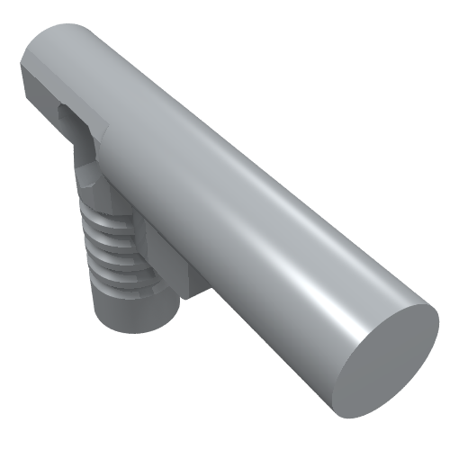 Buse de tuyau d'équipement / pistolet avec trou de corde latéral simplifié (Equipment Hose Nozzle / Gun with Side String Hole Simplified)
