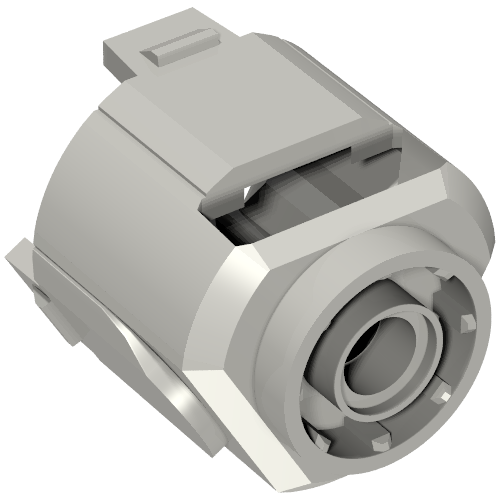 Rendu LDraw de Engrenage différentiel (Differential Gear House), couleur indicative