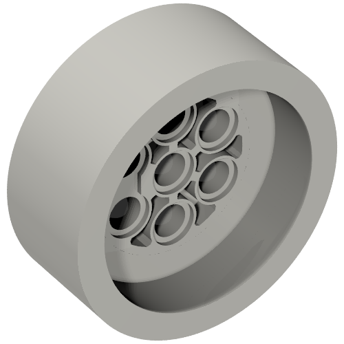 Rendu LDraw de Roue 41 x 15 (Wheel 41 x 15), couleur indicative