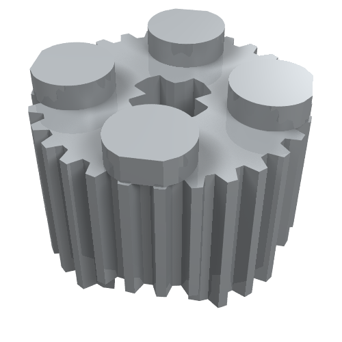 Brique ronde 2 x 2 [Grill] (Brick Round 2 x 2 [Grill])