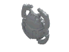 Rendu LDraw de Scarabée bouclier (Shield Scarab), couleur indicative