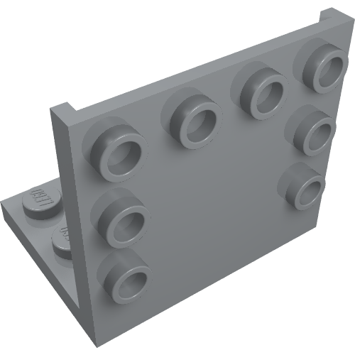 Rendu LDraw de Support 3 x 4 - 3 x 4 (Bracket 3 x 4 - 3 x 4), couleur indicative