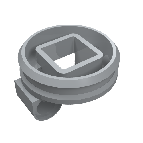Rendu LDraw de Technic Platine Petit plateau (Technic Turntable Small Top), couleur indicative