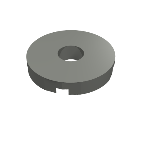 Tuile ronde spécial 2 x 2 avec trou (Tile Special Round 2 x 2 with Hole)