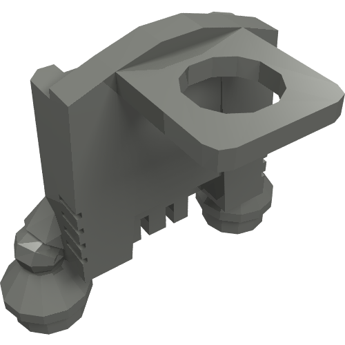 Pack de jet de vêtements de nuit minifigurine avec 1 tenon et aucun avant (Minifig Neckwear Jet Pack with 1 Stud and No Front)