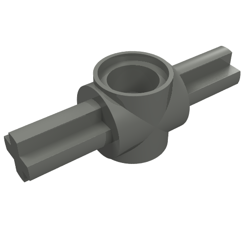 Connecteur Technic Moyeu de connecteur avec 2 axes (Technic Pin Connector Hub with 2 Axles)