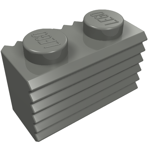 Brique Spécial 1 x 2 avec Grille (Brick Special 1 x 2 with Grille)