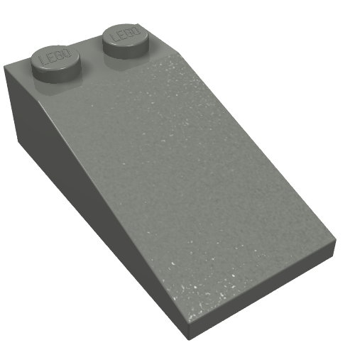 Brique inclinée 18° 4 x 2 (Brick Sloped 18° 4 x 2)