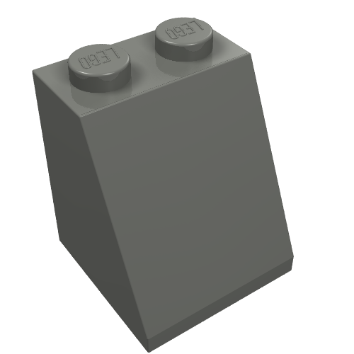 Brique inclinée 65° 2 x 2 x 2 avec tube inférieur (Brick Sloped 65° 2 x 2 x 2 with Bottom Tube)