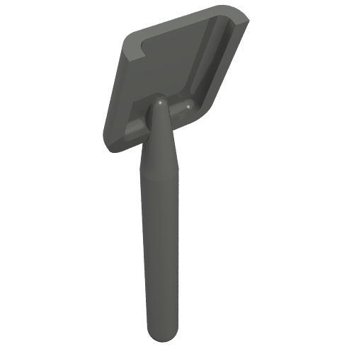 Équipement Pelle [Fin de poignée arrondie] (Equipment Shovel [Rounded Handle End])
