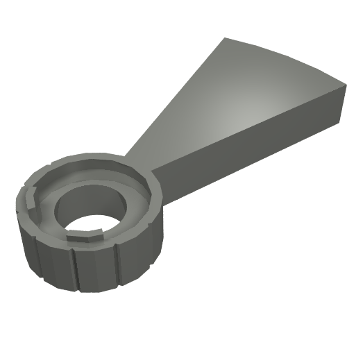 Rendu LDraw de Escalier en spirale (Stairs Spiral Step), couleur indicative