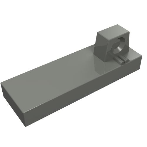 Charnière tuile 1 x 3 Verrouillage avec 1 doigt sur le dessus (Hinge Tile 1 x 3 Locking with 1 Finger on Top)