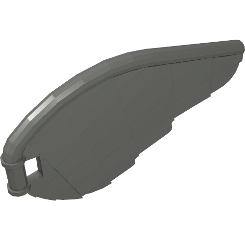 Rendu LDraw de Creature Body Part, Hippogriff Wing (Buckbeak), couleur indicative
