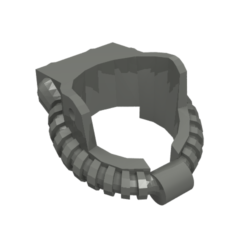 Minifigurine accessoire de cou Casque Appareil respiratoire (Minifig Neckwear Helmet Breathing Apparatus)