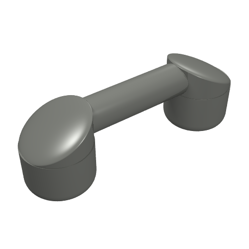 Barre 1 x 3 (poignée radio, combiné téléphonique) (Bar 1 x 3 (Radio Handle, Phone Handset))