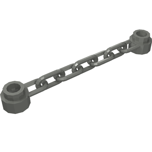 Rendu LDraw de Chain 6L [5 Links], couleur indicative
