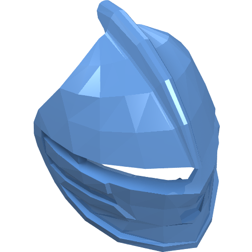 Accessoire casque visière fantaisie pour jayko minifigurine (Headwear Accessory Visor Fanciful for Jayko Minifig)