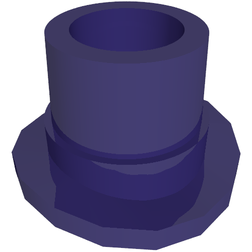 Casquette / chapeau haut de forme avec connecteur et Anti-tenon (Headwear Accessory Hat / Top Hat with Pin and Anti-Stud)