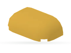 Aperçu de Brique ronde, triple courbe 2 x 4, Non tenons (Brick Round, Curved Triple 2 x 4, No Studs)